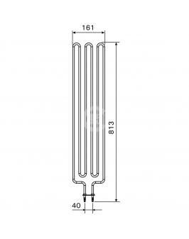 Harvia Тэн для электрокаменки ZSC-360 3,6кВт (Cilindro PC 110)