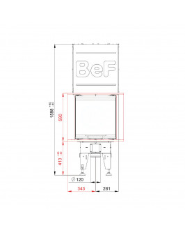 BEF BEF Therm V 10 U монтажная рамка в комплекте