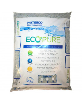 Песок стеклянный Waterco EcoPure 0.5-1.0 мм (20 кг)