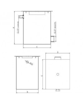 Регулятор уровня воды, внутр. резьба G1 1/2, 150х100х300