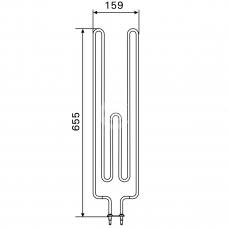 Harvia Тэн для электрокаменки ZSE-256 2,0 кВт (Fuga)