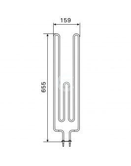 Harvia Тэн для электрокаменки ZSE-256 2,0 кВт (Fuga)