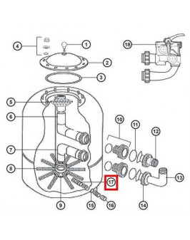 Сепаратор дренажного клапана Hayward NCX12050