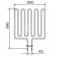 Harvia Тэн для электрокаменки ZSК-732 1,75 кВт (Profi)