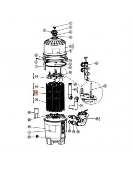 Фильтрующий элемент Hayward (DEX4800DS)