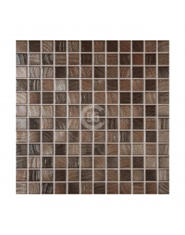 Мозаика Jasba 3227H Senja 2,4×2,4 wenge-metallic (10шт-1м²)