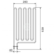 Harvia Тэн для электрокаменки ZСU-836 3,6 кВт (Virta)