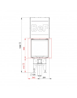 BEF BEF Therm V 8 U монтажная рамка в комплекте