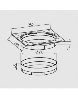 Удлинение крышки для скиммеров OCEAN ABS